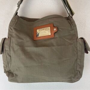 Fossil Voyage Olive Messenger Bag